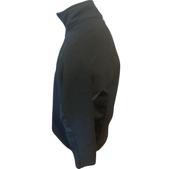 Spyder Core Black Half ZIP Mens Large Sweater - Picture 2 of 5